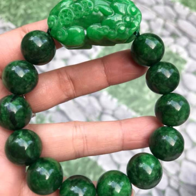 VÒNG TAY PHONG THỦY ĐÁ CẨM THẠCH TỲ HƯU HÚT TÀI LỘC MAY MẮN   VÒNG NAM MỆNH THỦY , MỆNH MỘC ĐEO Ạ  NAM TAY TO 75KG - 90KG ĐEO