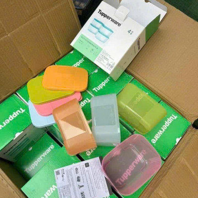 Sét 4 hộp nhựa đựng thực phẩm trữ đông dung tích 700ml