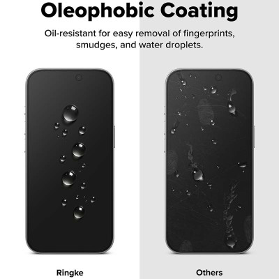 [Combo 2] Dán cường lực chống nhìn trộm cho iPhone 17 Pro Max / 17 Pro / 17 / Air RINGKE Easy Slide Privacy Tempered Glass - Hàng Chính Hãng