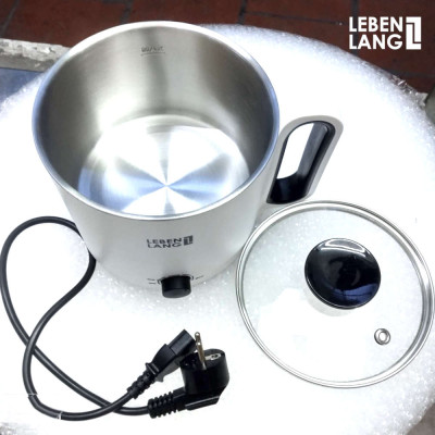 Nồi lẩu điện mini đa năng Lê Bên Làng LBEC0808S dung tích 1500ml - Hàng chính hãng