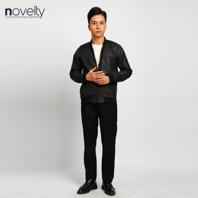 Áo jacket nam in chìm Novelty màu đen 2203362