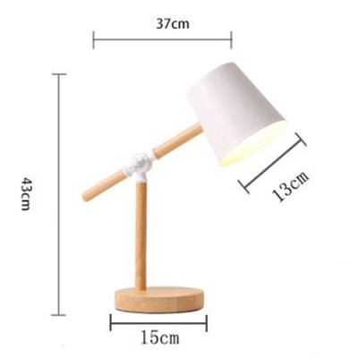 Đèn bàn trang trí phòng KASADIN thân gỗ độc đáo