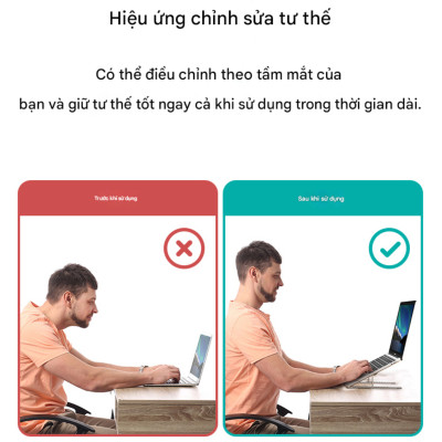 Giá đỡ laptop tản nhiệt gấp gọn Choetech H045 cho máy từ 11 đến 15 inch (Hàng chính hãng)