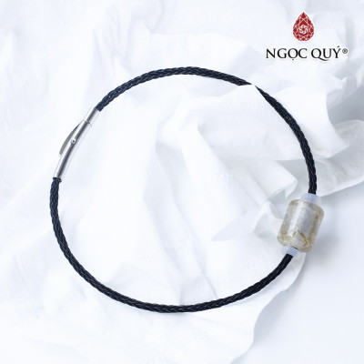 Vòng dây thép đá thạch anh tóc vàng mệnh thủy, kim - Ngọc Quý Gemstones