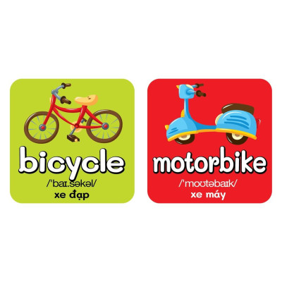 Sách - combo 9 Quyển Từ Điển Bằng Hình Đầu Tiên Của Bé Từ 0-6 tuổi - Song Ngữ Anh- Việt (Các trang đều là Bìa Cứng) hồng