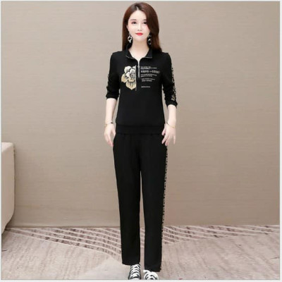 SET BỘ THỜI TRANG PHỐI HỌA TIẾT HOA MAI TAY DÀI