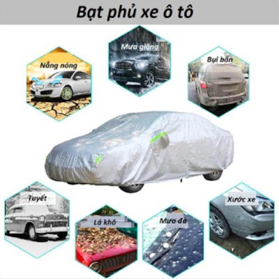 Bạt che phủ xe ô tô 7 chỗ Mitsubishi Outlander chống nắng mưa - bạt phủ ô tô 3 lớp chống nóng không thấm nước