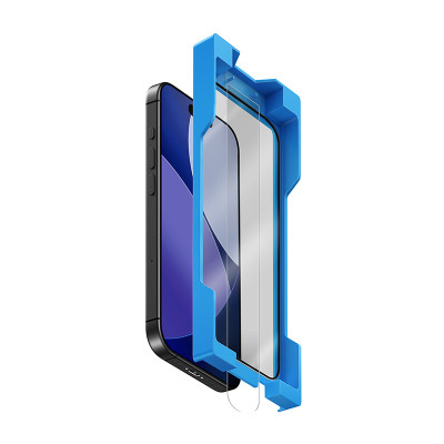 Bộ Dán Kính Cường Lực UNIQ EXOFit™ VIVID/ PRIVACY Cho iPhone 17 Pro Max Trong Suốt & Chống Nhìn Trộm Kèm Khung Dán Hàng Chính Hãng