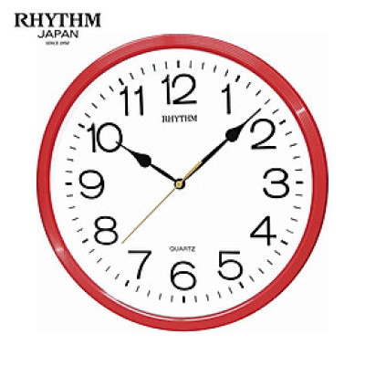 Đồng hồ Rhythm CMG734NR01 Kt 31.2 x 5.0cm, 710g. Vỏ nhựa. Dùng Pin.