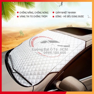 Bạt Phủ Ô Tô Vải Dù Oxford, Tráng Nhôm Cao Cấp, Áo Trùm Bảo Vệ Xe KIA CARNIVAL