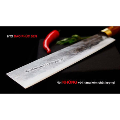 Dao Phúc Sen Dao Tông Chặt Gà Cán Cẩm Khâu Đồng