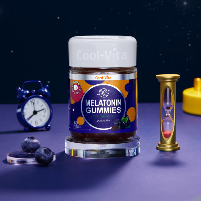 Combo 3 Hộp Kẹo Dẻo Melatonin Hỗ Trợ Giấc Ngủ Ngon Sleep Well Gummies Hỗ Trợ Giảm Căng Thẳng Kết Hợp Vitamin B6 Coolvita