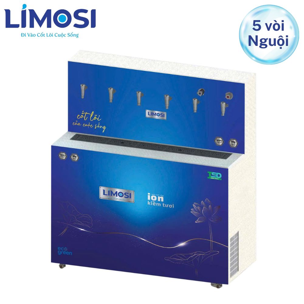 Máy Lọc Nước Ion Kiềm Limosi 100L - 5 Vòi Nguội