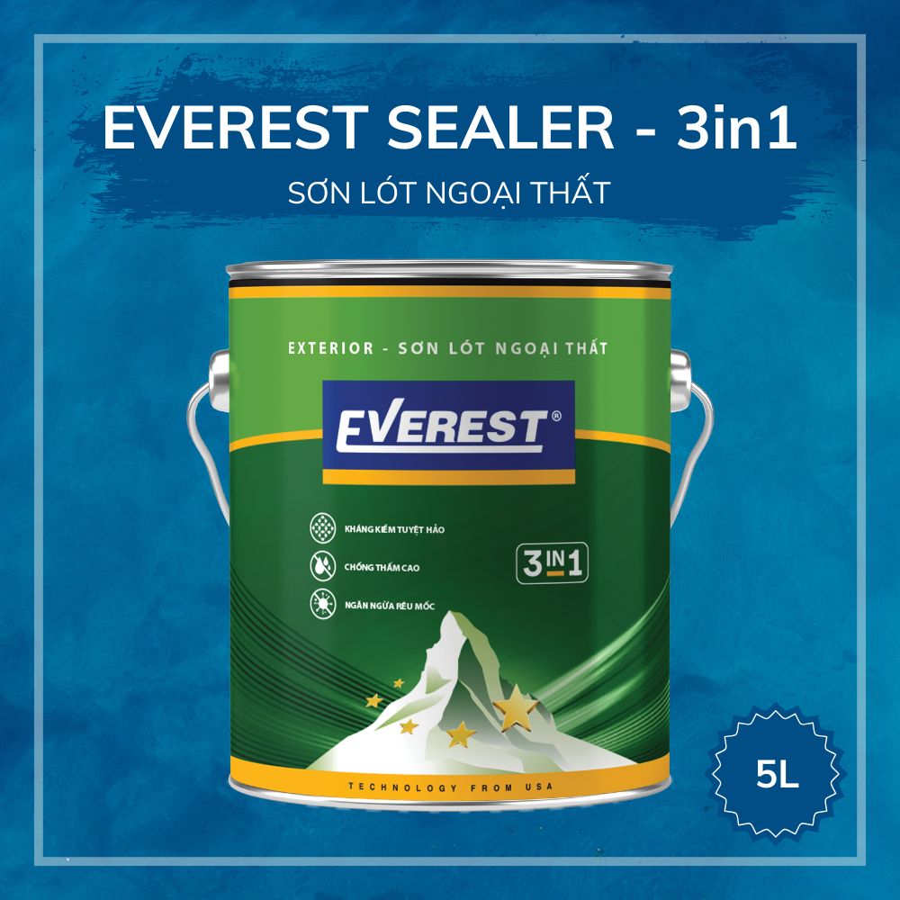 Sơn Lót Ngoại Thất Everest Sealer 5 Lít