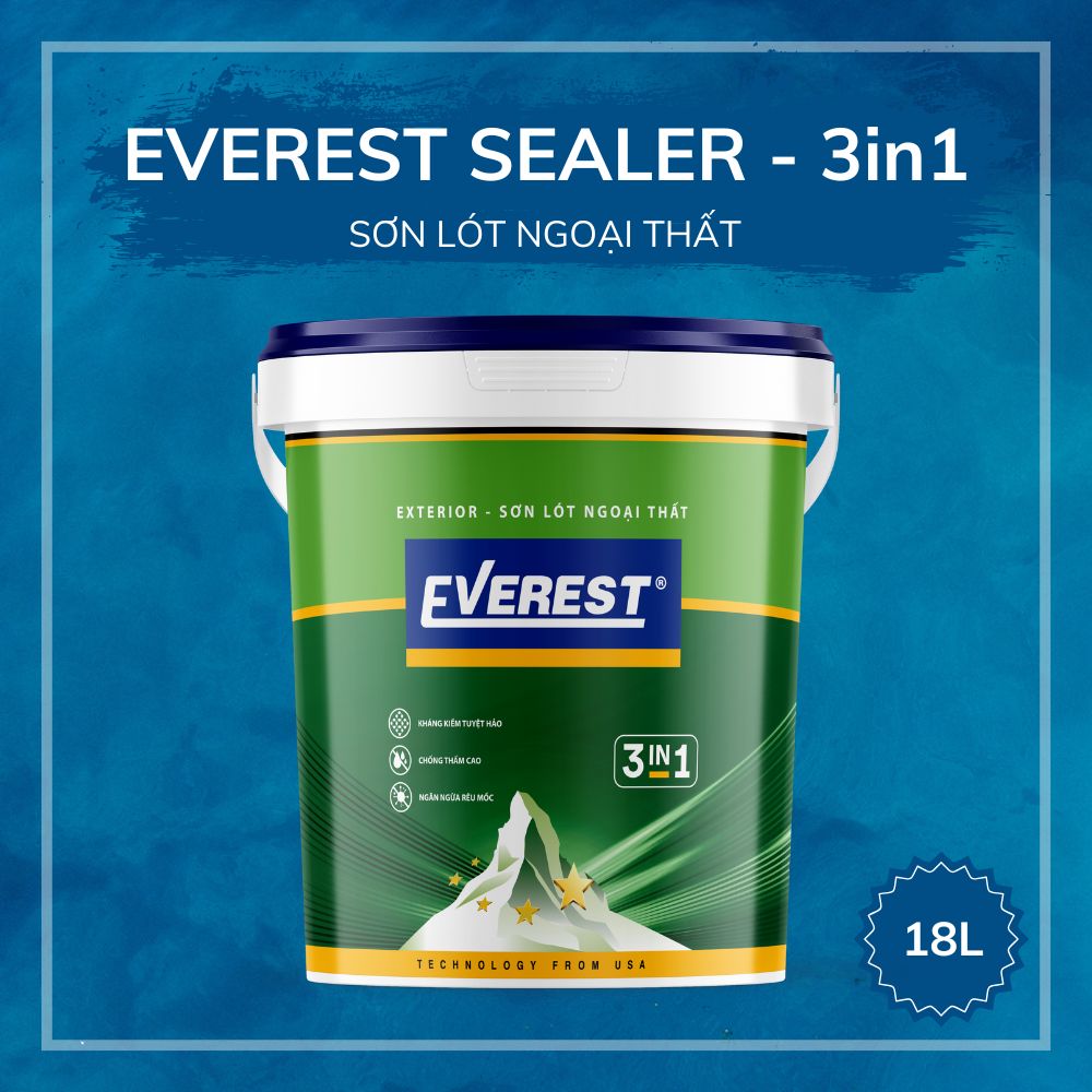 Sơn Lót Ngoại Thất Everest Sealer 18 Lít
