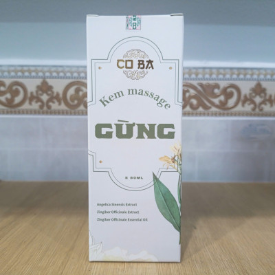 Kem massage Gừng Co Ba
