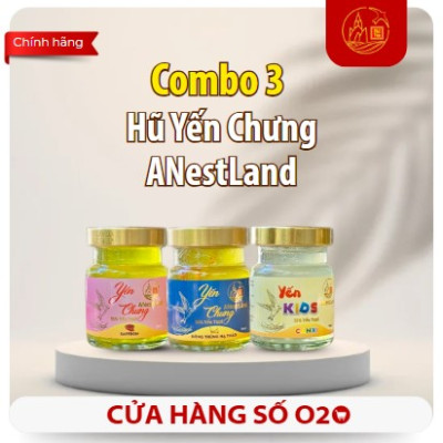 Combo 3 Hũ Yến Chưng ANestLand
