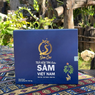 Trà Sâm Ngọc Linh Hòa Tan Sam One 20 gói