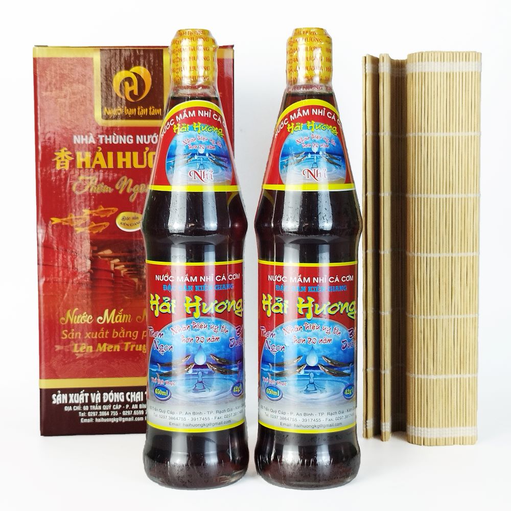 Nước Mắm Hải Hương 42 Độ Hộp 2 Chai 650ml
