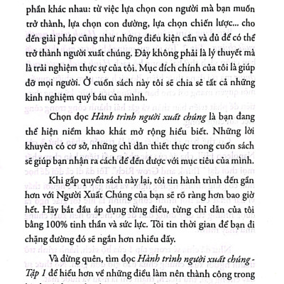 Hành Trình Người Xuất Chúng - Tập 2 - 7 Lựa Chọn Thông Minh Của Người Xuất Chúng