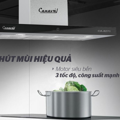 Máy hút mùi hình chữ T CANAVAL CA8270 - Hàng nhập khẩu