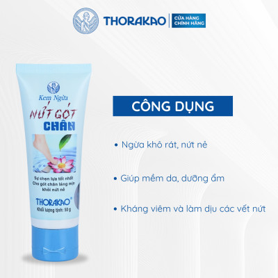 Kem Dưỡng Ẩm Nứt Gót Chân 50G