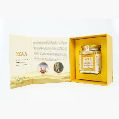 Đông trùng hạ thảo KOVI ký chủ nhộng tằm nguyên con cao cấp | 50 con | Đẹp đẳng cấp sang trọng