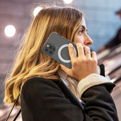 Ốp lưng kháng khuẩn chống sốc hỗ trợ sạc Maqsafe cho iPhone 14 Pro Max (6.7 inch) hiệu ZAGG Gear4 Crystal Clear Case (siêu mỏng 1.5mm, kháng khuẩn cho tay, chống sốc độ cao 4m, vật liệu tái chế thân thiện với môi trường) - hàng nhập khẩu