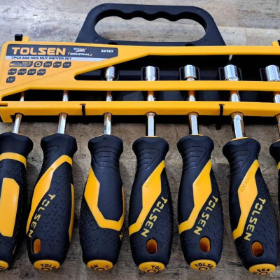 BỘ 7 CÂY VÍT ĐẦU LỤC GIÁC TOLSEN 20197 - HÀNG CHÍNH HÃNG