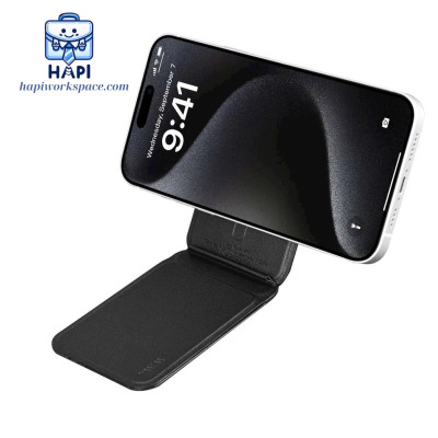 Giá đỡ nam châm điện thoại gấp gọn hàng chính hãng WiWU Wi-MW004 Mag Wallet X Pro: Hỗ trợ từ tính, gập gọn tiện lợi
