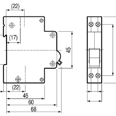 Cầu Dao Chống Giật 2 Pha Dobo Electric Korea (50A - 30mA) - Trắng