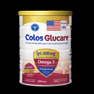 Sữa bột COLOS GLUCARE 800g (cho người tiểu đường)