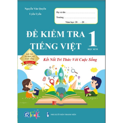 Sách - Combo Bài Tập Tuần và Đề Kiểm Tra Toán - Tiếng Việt 1 - Kết nối tri thức với cuộc sống - Cả Năm (8 cuốn)