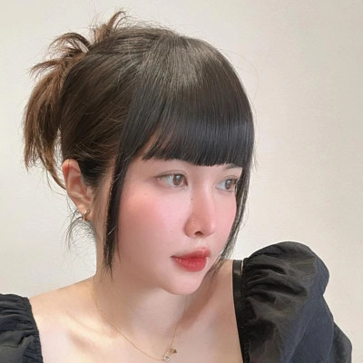 Mái 2in1 mái canh dày, đường ngôi nằm ngang tóc th.ật nữ - Tóc Giả Vân Anh