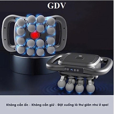 Máy Massage Toàn Thân Cầm Tay 16 Đầu, Máy Mát Xa Đấm Lưng 16 Đầu GDV JBD-086 - Hàng Chính Hãng