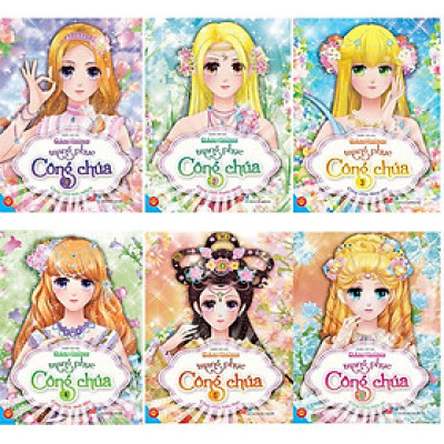 Sách - Dán Hình Trang Phục Công Chúa - Chọn Lẻ 6 Tập - Đinh Tị Books