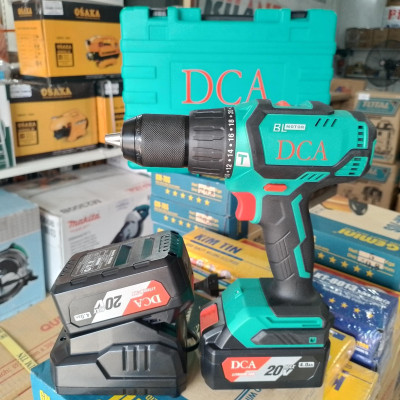 MÁY KHOAN BÚA KHÔNG CHỔI THAN DÙNG PIN 20V/4.0AHX2 DCA ADJZ05-13EM - HÀNG CHÍNH HÃNG