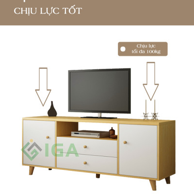 Kệ Tivi Phòng Khách IGA Hiện Đại Dễ Dàng Kết Hợp Với Ghế Sofa và Bàn Trà - GP142