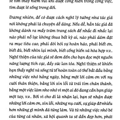 Nghĩ Thiện - Để Cuộc Đời Và Công Việc Viên Mãn (Tái Bản 2023)