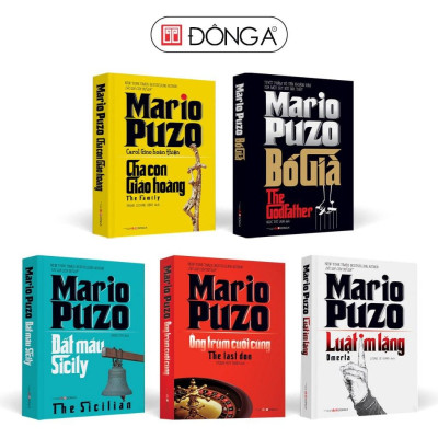 Sách - Boxset 5 tiểu thuyết của Mario Puzo - Đông A