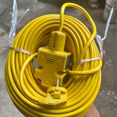 Ổ Cắm Điện, Cuộn Dây Điện Kèm Ổ Cắm Dài 25met, Ổ Cắm Điện Đa Năng, Chịu Tải Cao, Tiện Lợi