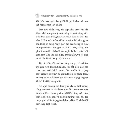 Kỷ Luật Bản Thân - Sức Mạnh Lớn Từ Hành Động Nhỏ