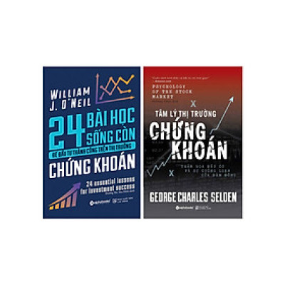 Combo Sách Thị Trường Chứng Khoán: 24 Bài Học Sống Còn Để Đầu Tư Thành Công Trên Thị Trường Chứng Khoán + Tâm Lý Thị Trường Chứng Khoán (2 Cuốn