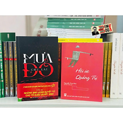 (Combo 2 cuốn) MƯA ĐỎ, HỒI ỨC QUẢNG TRỊ - Chu Lai, Nguyễn Thụy Kha - Vietnambook, NXB CTQGST