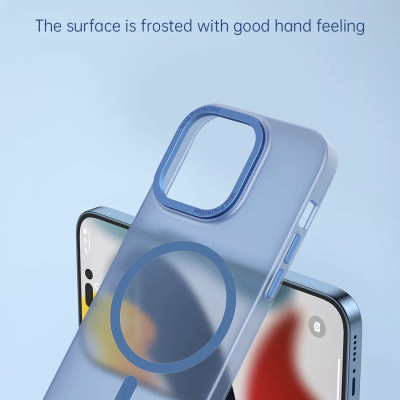 Ốp Wiwu Ultra Thin Frosted phone case UTFC-103 Cho Iphone 14 được làm bằng PC mờ, thiết kế trong suốt, chống oxy hóa, không dễ ố vàng - Hàng Chính Hãng