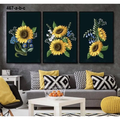 Tranh tráng gương dài 1,2m treo phòng khách, phòng ăn, trang trí phòng đẹp