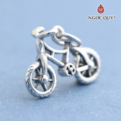 Charm treo hình xe đạp xưa - Ngọc Quý gemstones