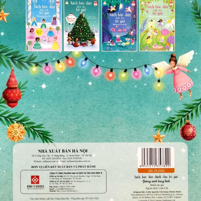 Sách Bóc Dán Dành Cho Bé Gái - Giáng Sinh Lung Linh