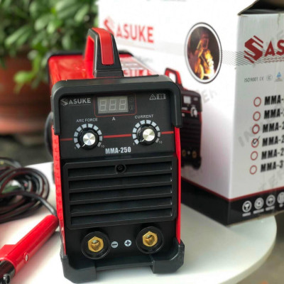 Máy hàn que MOSFET 1.6-5.0mm Sasuke MMA-250A (kéo liên tục que 4.0mm)- Hàng chính hãng