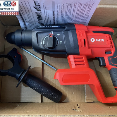 [LOẠI 1] Máy Khoan Đục Bê Tông 199V - 3 Chức Năng: Khoan, khoan búa, đục - Động Cơ Không Chổ Than 100% Lõi Đồng